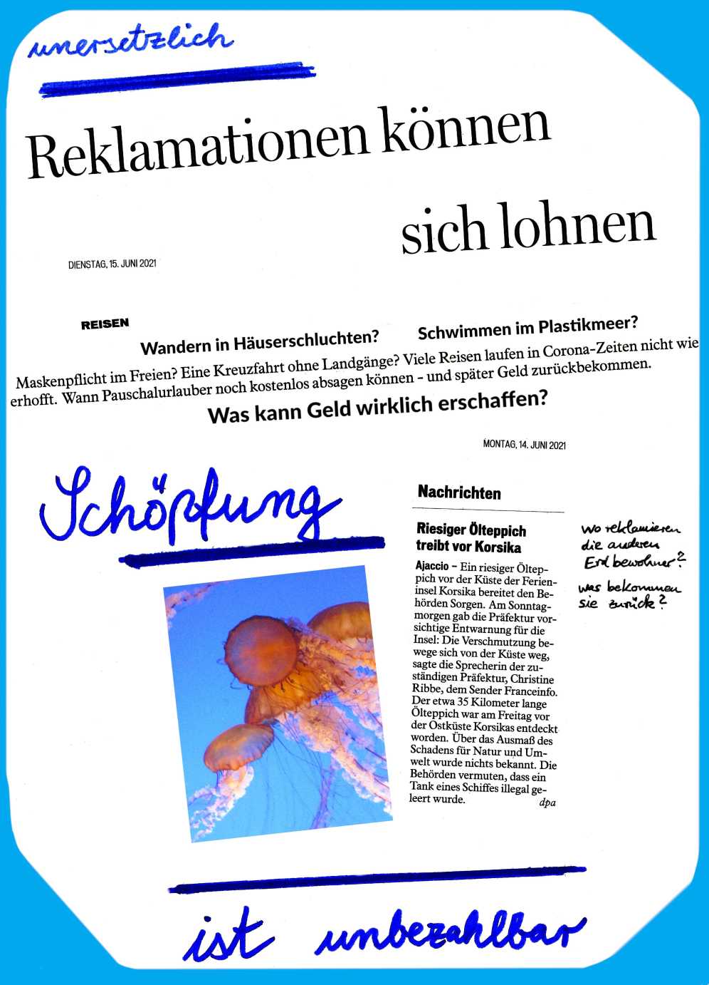 Schöpfung ist unbezahlbar